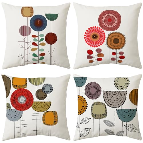 Bestash Kissenbezug 45x45 4er Set Kissenbez Ge Samtkissen