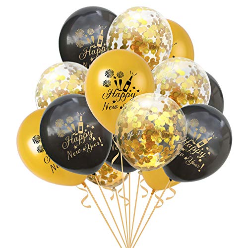 Goldrock Silvester Deko 2026 Luftballons 15 St Ck