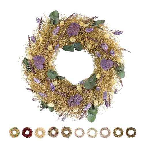 Philaro Trockenblumenkranz Natur 30cm Kein Plastik I Trockenblumen