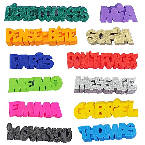 3d Magnet Personalisierter Mit Vorname Nachricht Oder Symbol