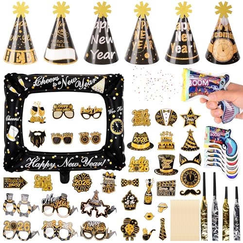 Silvester Deko 2026 Silvester Foto Requisiten Happy New