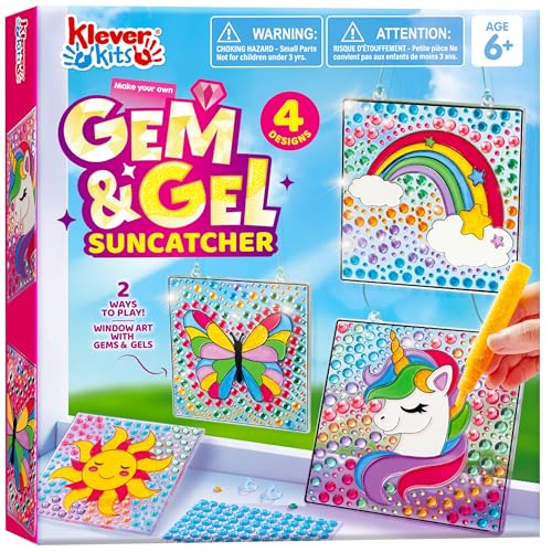 Klever Kits Suncatcher Fenster Bastelsets F R Kinder