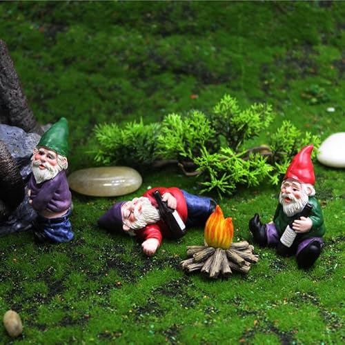 Niwwin Betrunkener Gartenzwerge 4 St Ck Garden Gnome