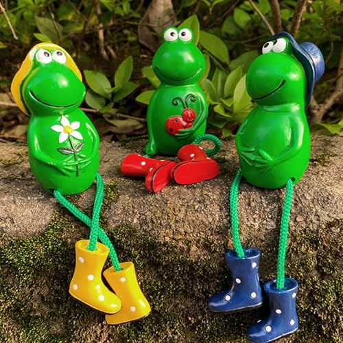 Norhogo 3 St Ck Frosch Deko Verspiegelte Gartenfigur
