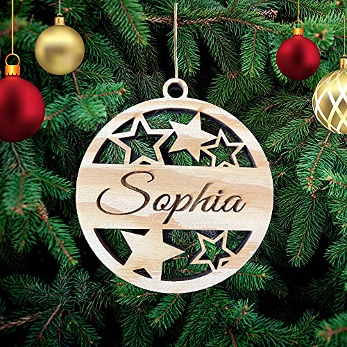 Pet Jos Personalisierte Namen Wunschtext Logo Weihnachtsbaumschmuck Weihnachtsdeko