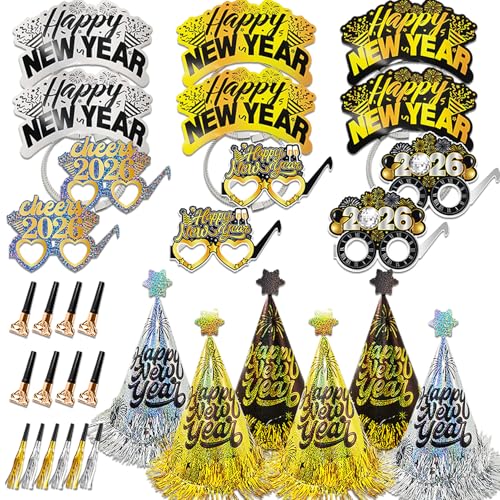 Gl Nzende Silvester Dekorationen 2026 Silvester Party Zubeh