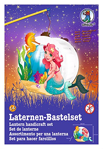 Ursus 18710014f Laternen Bastelset Easy Line Meerjungfrau Ca