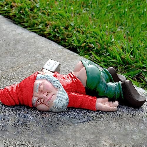 Kreativer Betrunkener Gartenzwerge F R Auben Gnomen Gartenstatue