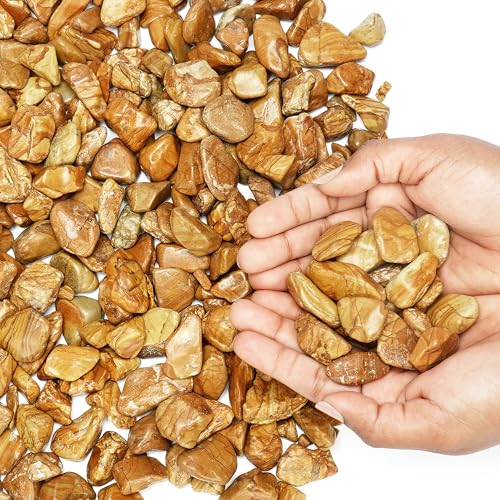 Belle Vous Braune Dekorative Aquarium Steine 3 6