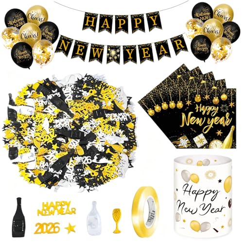 20 St Ck Servietten Silvester 12 Windlicht Tischdeko