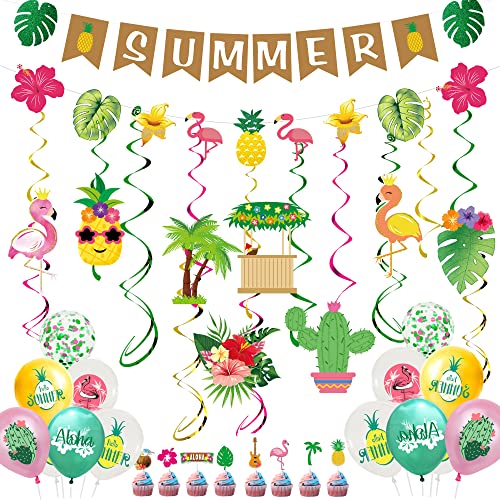 Afyhh Hawaiianische Tropische Party Dekorationen H Ngende Wirbel