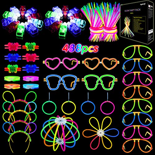 Segotendy 488pcs Knicklichter Party Set Leuchtst Be Mit