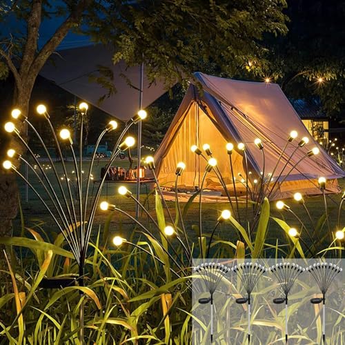 Cnulenzt Solar Lichterkette Outdoor 4 St Ck 10led