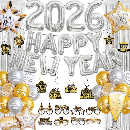 Tasoraor Silvester Deko 2026 Party Set 57 St