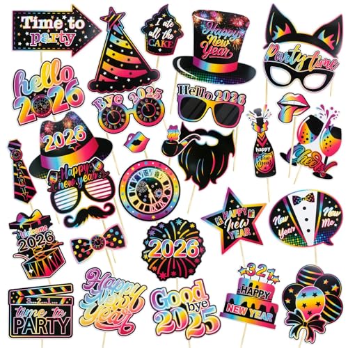 Aitsite 30 St Ck Fotobox Accessoires Silvester 2026