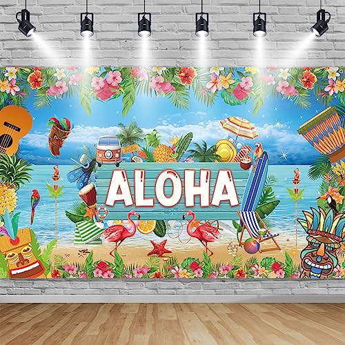 Aloha Party Banner Hawaii Party Deko Banner Hawaii