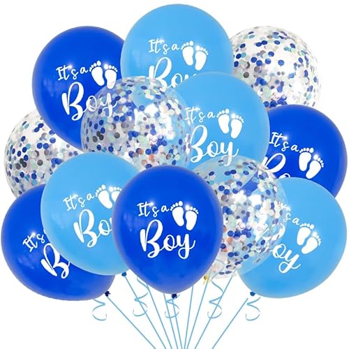 Dazzjoy Its A Boy Ballon Blau Baby Shower