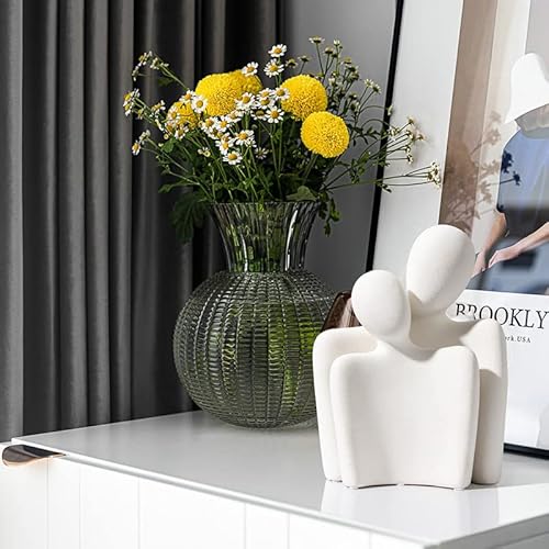 Keramik Paar Statuen F R Wohnkultur Umarmung Paar