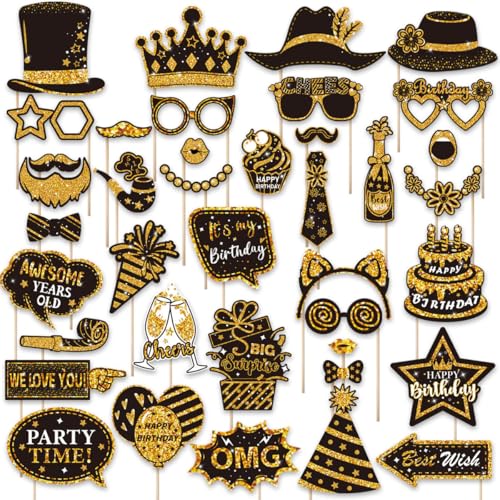 38 St Ck Foto Requisiten Fotobox Accessoires Party