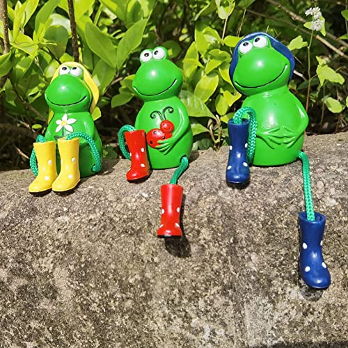 Fonduo Deko Garten Frosch Figuren 3 St Ck