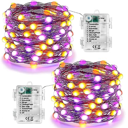 Joomer Halloween Lichterkette Outdoor Deko 2 St Ck