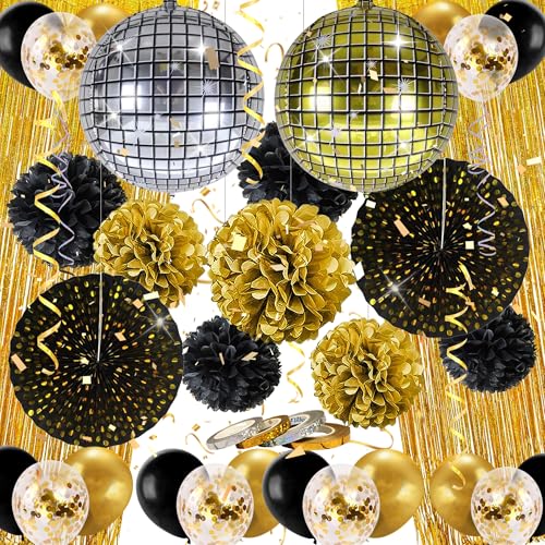 Syoulin Party Dekoration Set Geburtstag Deko Silvester Deko